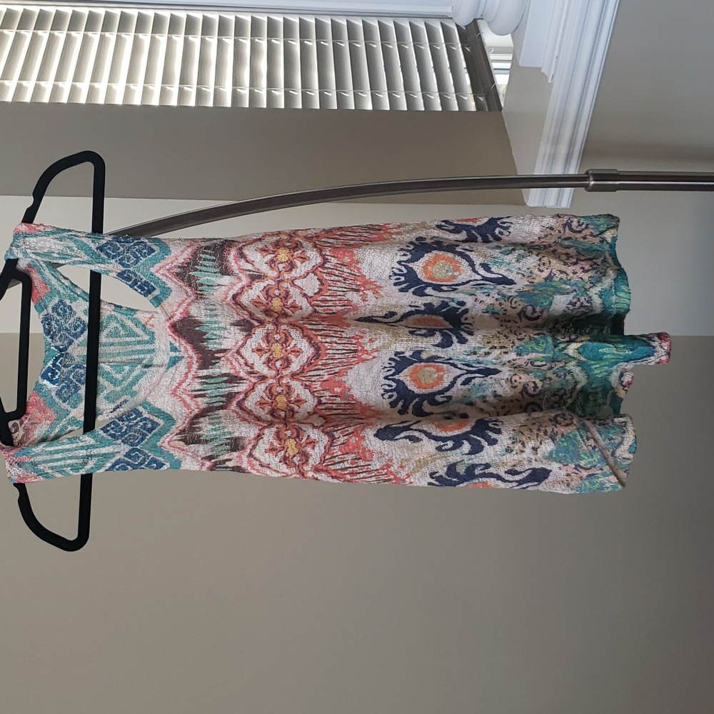 Boho knit tank